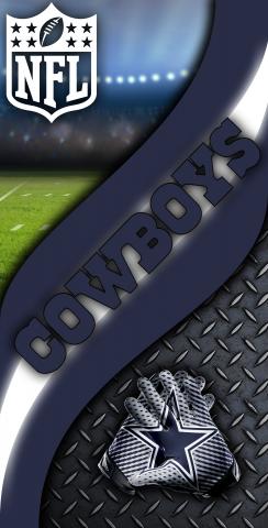 NFL 2 (Dallas Cowboys) Themed Custom Cornhole Board Design