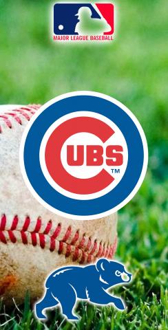 MLB (Chicago Cubs) Themed Custom Cornhole Board Design