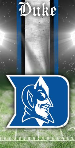 NCAA Field (Duke Blue Devils) Themed Custom Cornhole Board Design