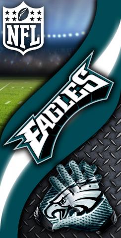 NFL 2 (Philedelphia Eagles) Themed Custom Cornhole Board Design