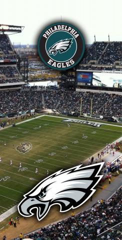 NFL Stadium (Philedelphia Eagles) Themed Custom Cornhole Board Design