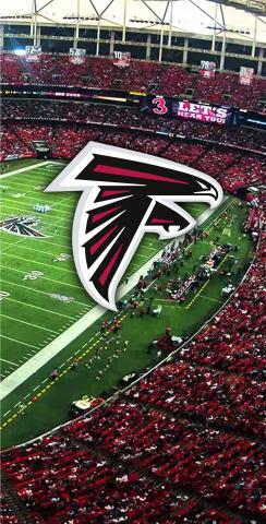 NFL Stadium (Atlanta Falcons) Themed Custom Cornhole Board Design