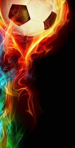 Flaming Soccer Ball