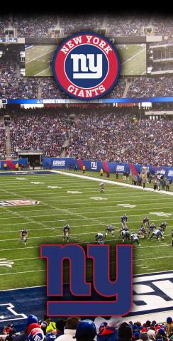 NFL Stadium (New York Giants) Themed Custom Cornhole Board Design