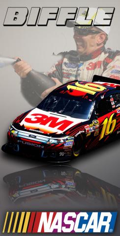 NASCAR (Greg Biffle) Themed Custom Cornhole Board Design