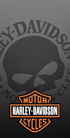 Harley Davidson Gradient Skull Themed Custom Cornhole Board Design