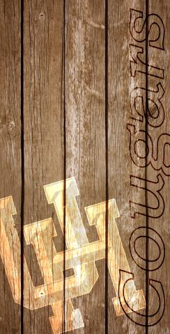 NCAA Wood Slat (Houston Cougars) Themed Custom Cornhole Board Design