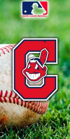 MLB (Cleveland Indians) Themed Custom Cornhole Board Design