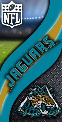 NFL 2 (Jacksonville Jaguars) Themed Custom Cornhole Board Design