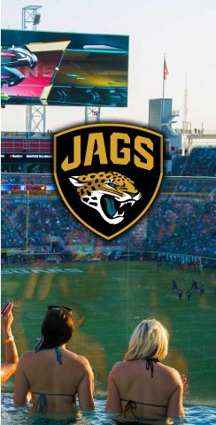 NFL Stadium (Jacksonville Jaguars) Themed Custom Cornhole Board Design