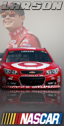 NASCAR (Kyle Larson) Themed Custom Cornhole Board Design