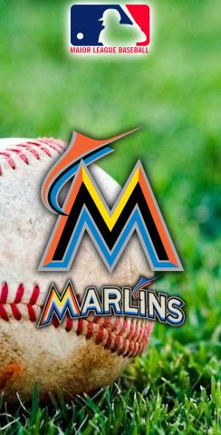 MLB (Miami Marlins) Themed Custom Cornhole Board Design