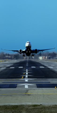 Passenger Jet Taking Off