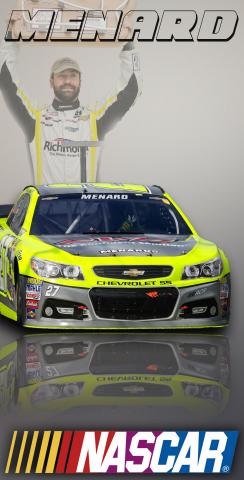 NASCAR (Paul Menard) Themed Custom Cornhole Board Design