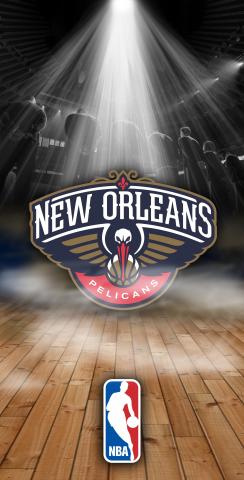 NBA Team (New Orleans Pelicans) Themed Custom Cornhole Board Design
