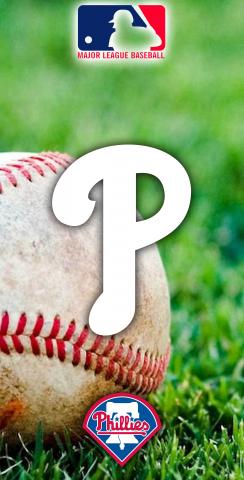 MLB (Philedelphia Phillies) Themed Custom Cornhole Board Design