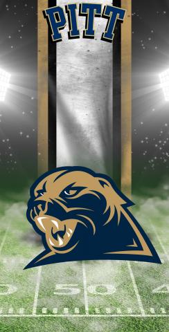 NCAA Field (Pitt Panthers) Themed Custom Cornhole Board Design