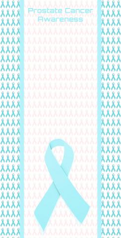 Prostate Cancer Awareness Themed Custom Cornhole Board Design
