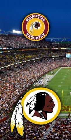 NFL Stadium (Washington Redskins) Themed Custom Cornhole Board Design