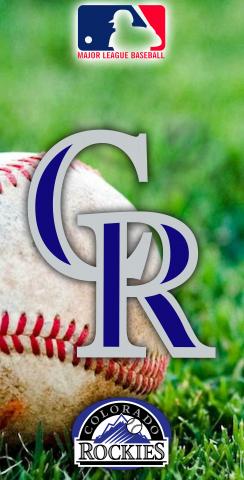 MLB (Colorado Rockies) Themed Custom Cornhole Board Design