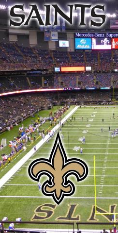 NFL Stadium (New Orleans Saints) Themed Custom Cornhole Board Design