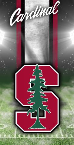NCAA Field (Stanford Cardinal) Themed Custom Cornhole Board Design