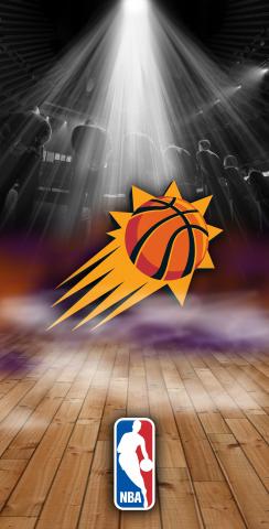 NBA Team (Phoenix Suns) Themed Custom Cornhole Board Design