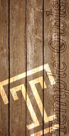 NCAA Wood Slat (Temple University) Themed Custom Cornhole Board Design