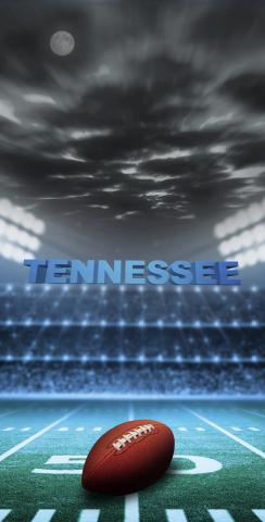 Tennessee Football Themed Custom Cornhole Board Design