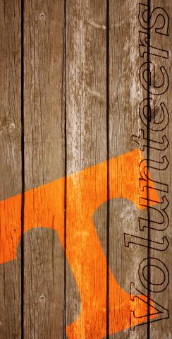 NCAA Wood Slat (Tennessee Volunteers) Themed Custom Cornhole Board Design