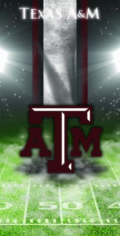 NCAA Field (Texas A&M Aggies) Themed Custom Cornhole Board Design