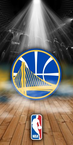 NBA Team (Golden State Warriors) Themed Custom Cornhole Board Design