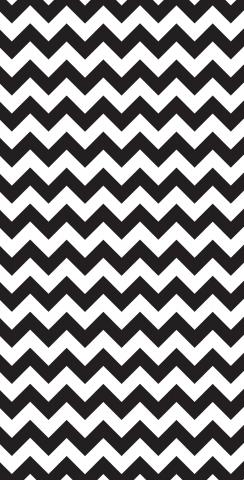 Chevron Pattern - Black Themed Custom Cornhole Board Design