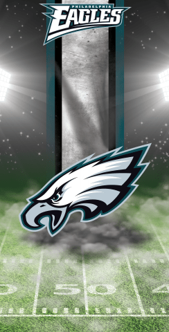 NFL Philadelphia Eagles Themed Custom Cornhole Board Design