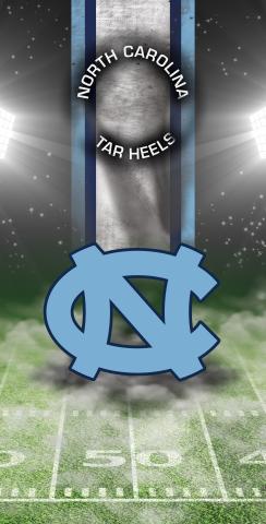 NCAA North Carolina Tar Heels Themed Custom Cornhole Board Design