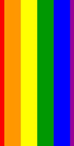 Gay Pride Rainbow Flag Traditional Themed Custom Cornhole Board Design