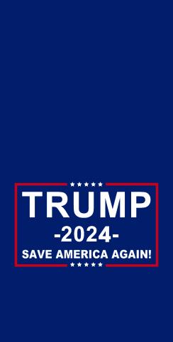 Trump 2024 - Save America Again Cornhole Board Game Set