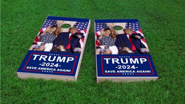 Donald Trump 2024 Cornhole Game Set