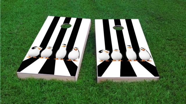 Penguin Lineup Cornhole Game Set