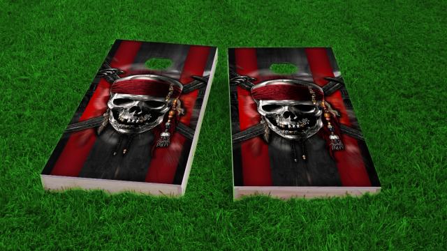 Pirate Theme #1 Cornhole Game Set