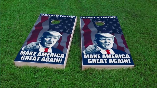 Donald Trump MAGA Cornhole Game Set