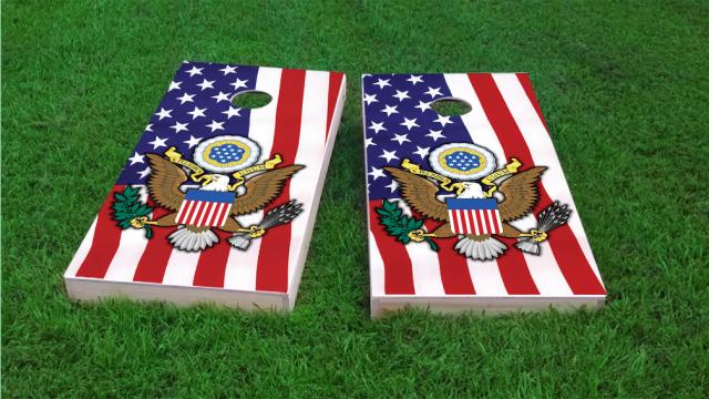 United States Seal Cornhole Game Set