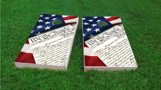 We The People Cornhole Game Set